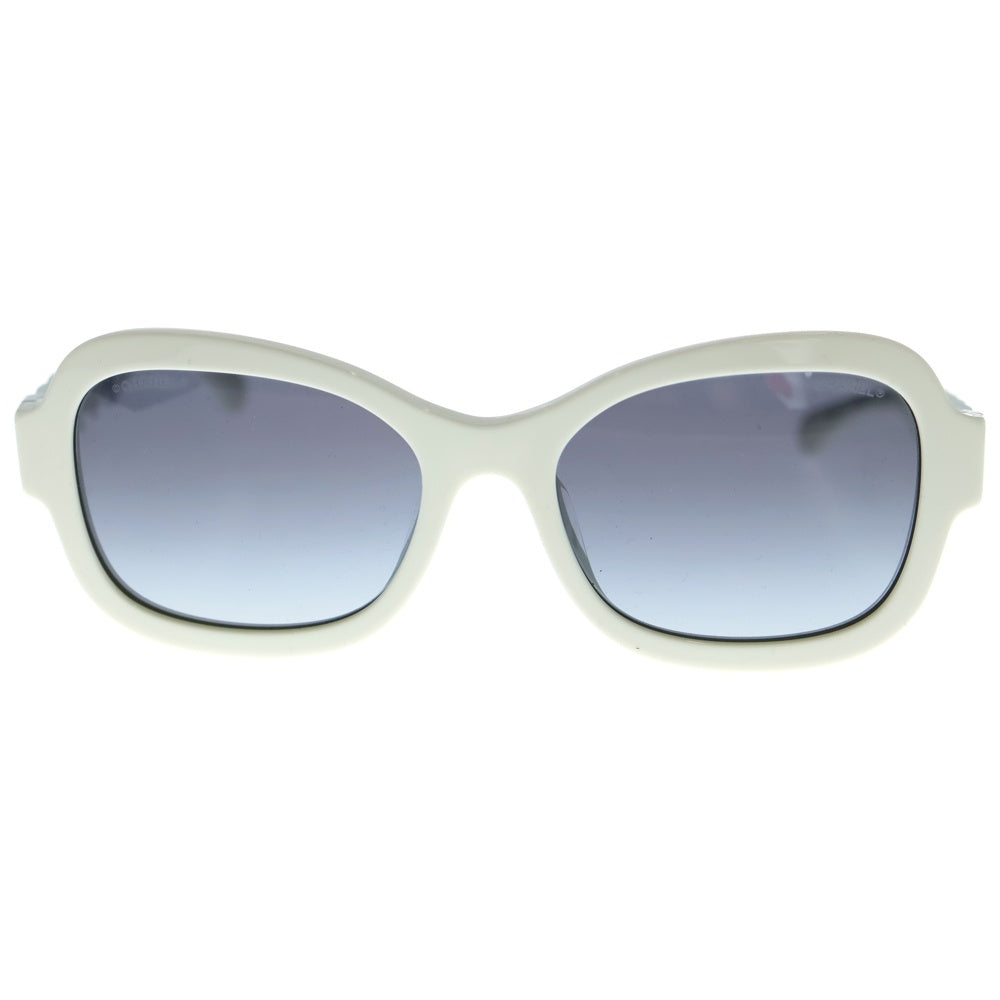 CHANEL(シャネル) ココマーク サングラス ホワイトフレーム ブラックフレーム 5465-Q-A