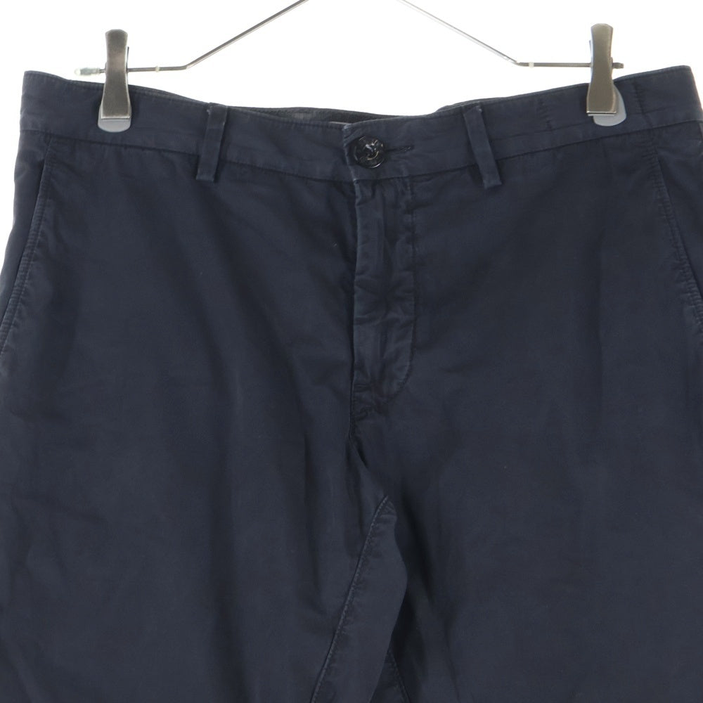 STONE ISLAND(ストーンアイランド) コットン テーパード ワークパンツ ブラック 62153AZWN