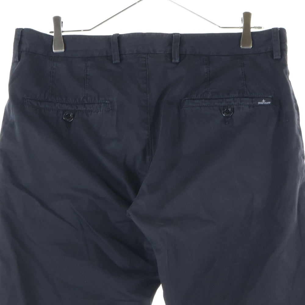 STONE ISLAND(ストーンアイランド) コットン テーパード ワークパンツ ブラック 62153AZWN