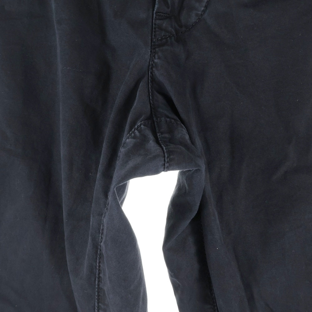 STONE ISLAND(ストーンアイランド) コットン テーパード ワークパンツ ブラック 62153AZWN