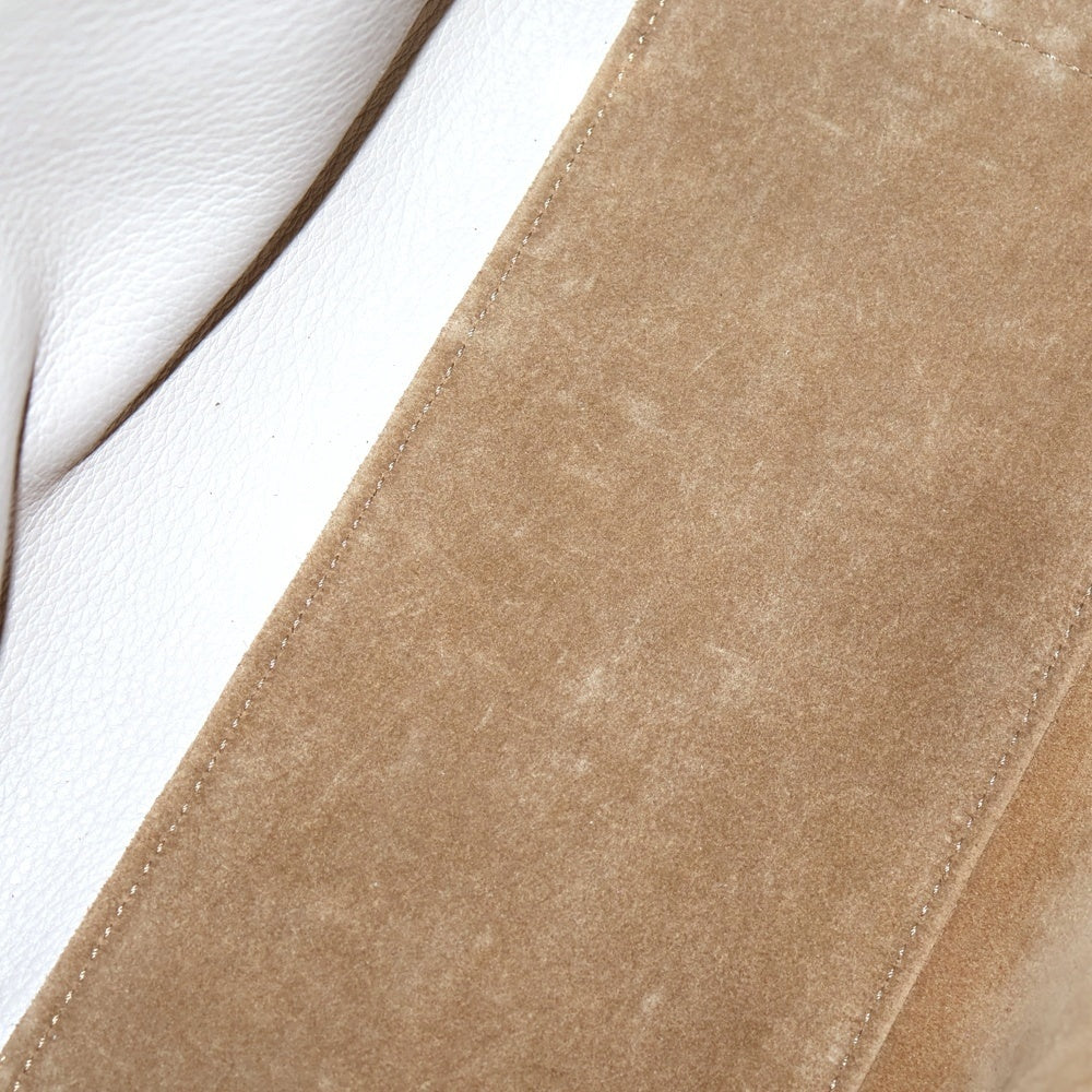 LOEWE(ロエベ) アマソナ28 アナグラムロゴ レザー 2WAY ハンド ショルダーバッグ シルバー金具 ベージュ 352.12.N03