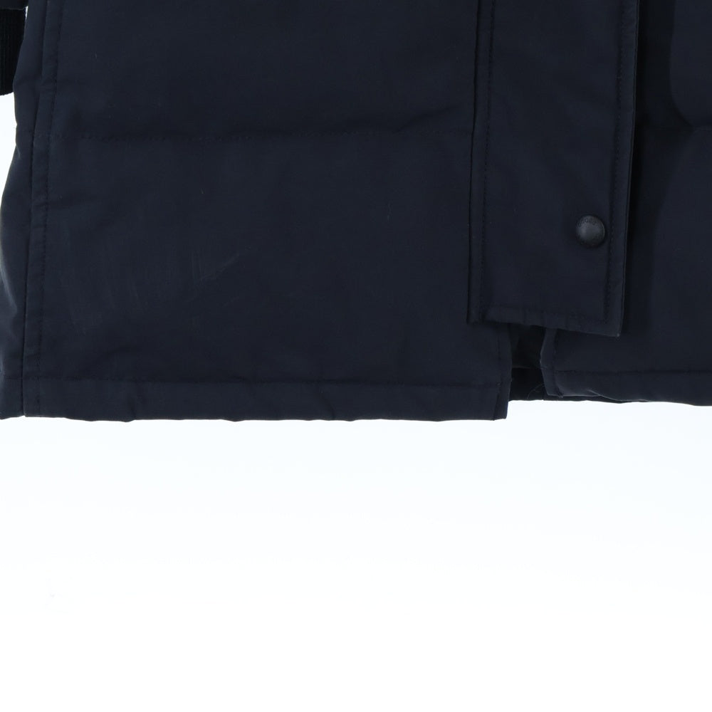 CANADA GOOSE(カナダグース) SHELBURNE PARKA シェルバーン パーカー ファー フーデッド ジップアップ ダウン ロングジャケット コート ネイビー レディース 3802LA