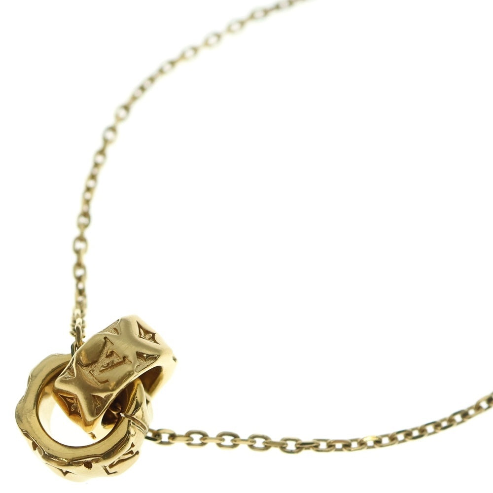 LOUIS VUITTON(ルイヴィトン) コリエ ピロー ナノグラム ネックレス ペンダント チェーン ゴールド GP M00782