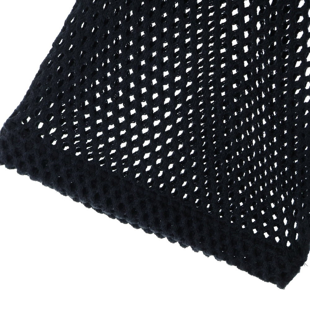 CELINE(セリーヌ) 22SS ロゴプリント メッシュ クルーネック 半袖Tシャツ カットソー ブラック 2X62A950P