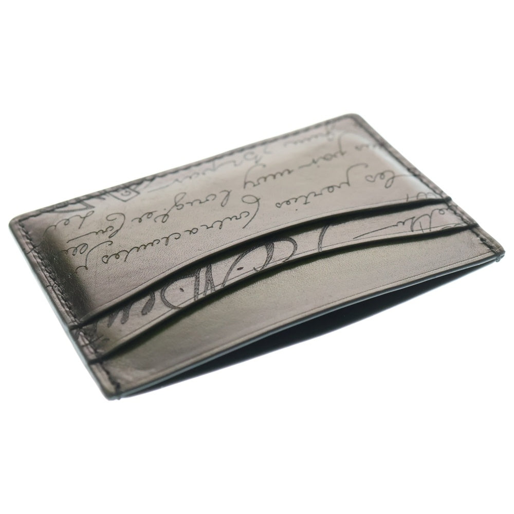 ベルルッティ 名刺入れ カードケース カリグラフィ ブラウン Berluti