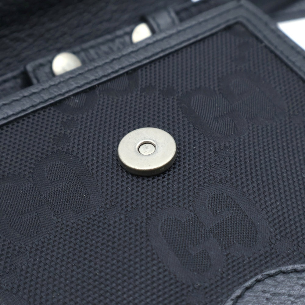 GUCCI(グッチ) オフ ザ グリッド ショルダーバッグ ミニバッグ フォンショルダー ブラック キャンバス×レザー 625599