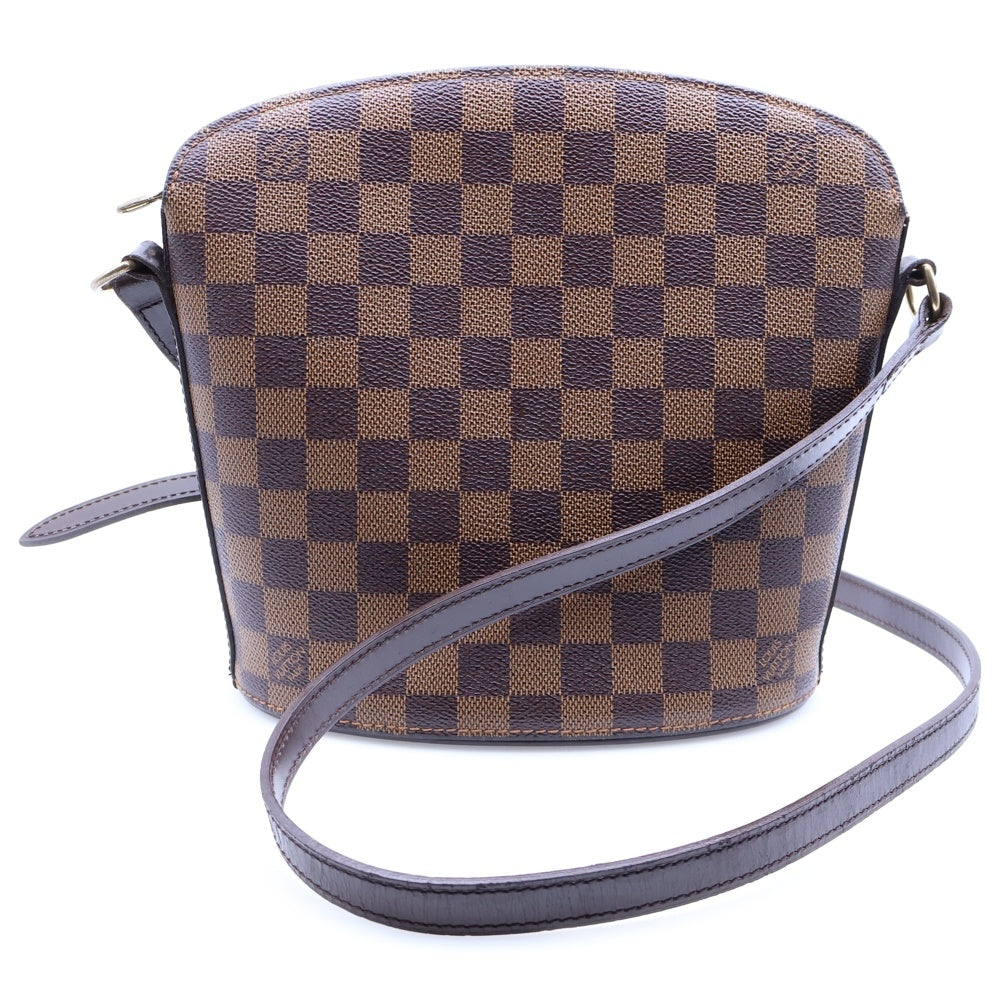 LOUIS VUITTON(ルイヴィトン) ダミエ ドルーオ ショルダーバッグ ブラウン PVCレザー N51290 ゴールド金具