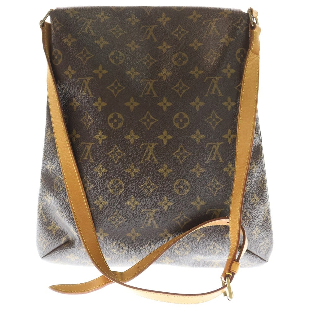 LOUIS VUITTON(ルイヴィトン) モノグラム ミュゼット ショルダーバッグ ブラウン PVCレザー M51256 ゴールド金具