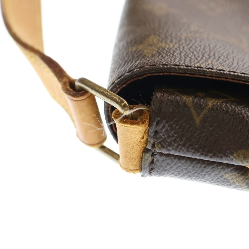 LOUIS VUITTON(ルイヴィトン) モノグラム ミュゼット ショルダーバッグ ブラウン PVCレザー M51256 ゴールド金具