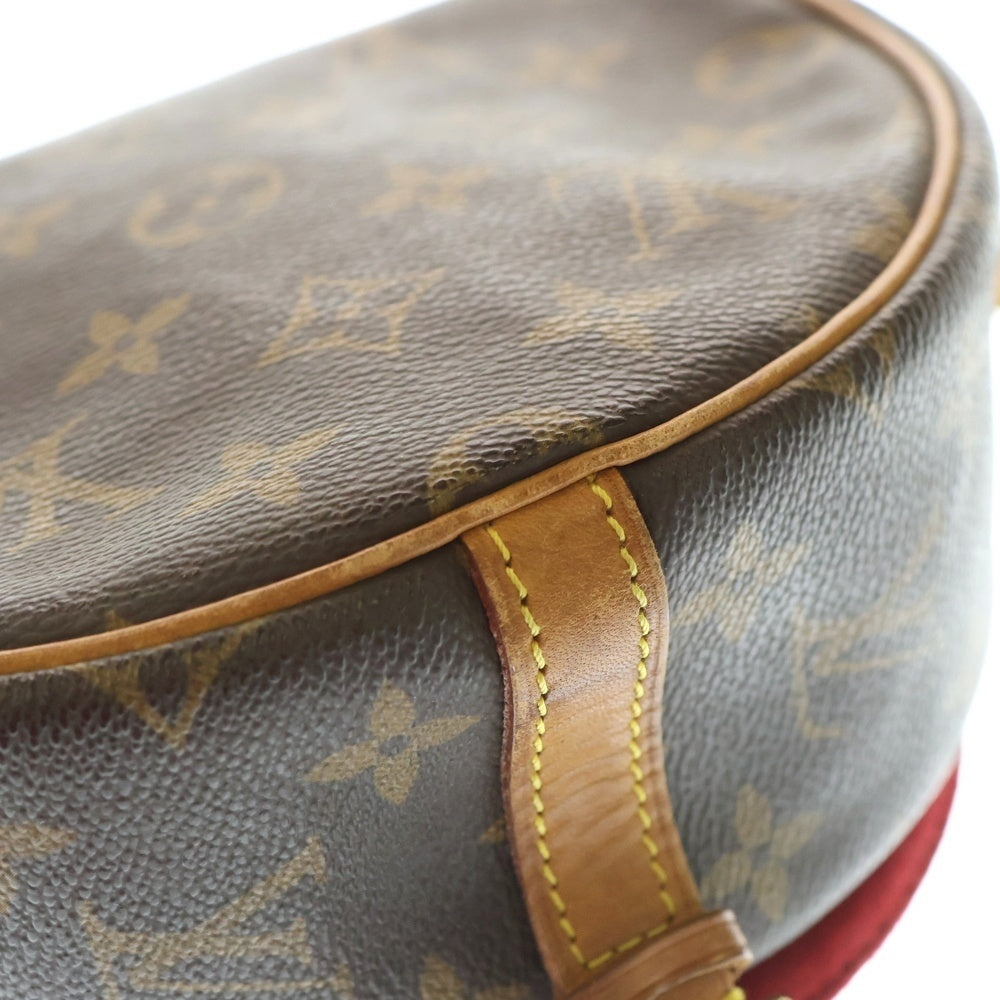 LOUIS VUITTON(ルイヴィトン) モノグラム タンブラン ショルダーバッグ ショルダーポシェット ブラウン×レッド PVC×レザー M51179 ゴールド金具