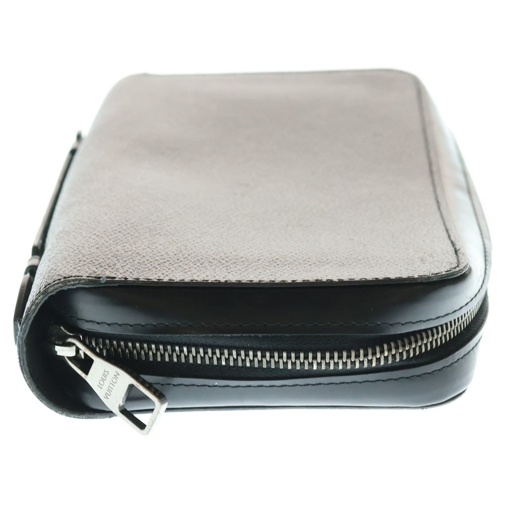 LOUIS VUITTON(ルイヴィトン) モノグラムエクリプス ジッピーXL ラウンドジップ長財布 ロングウォレット カードケース ブラック PVC M61698 シルバー金具