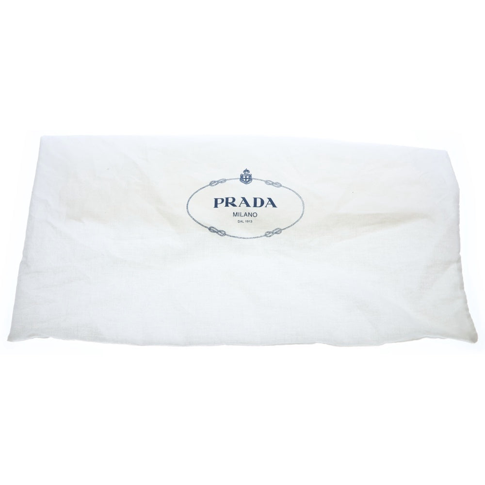 PRADA(プラダ) ロゴ三角プレート キャスケット 帽子 ブラック ナイロン テスート S 1HC551