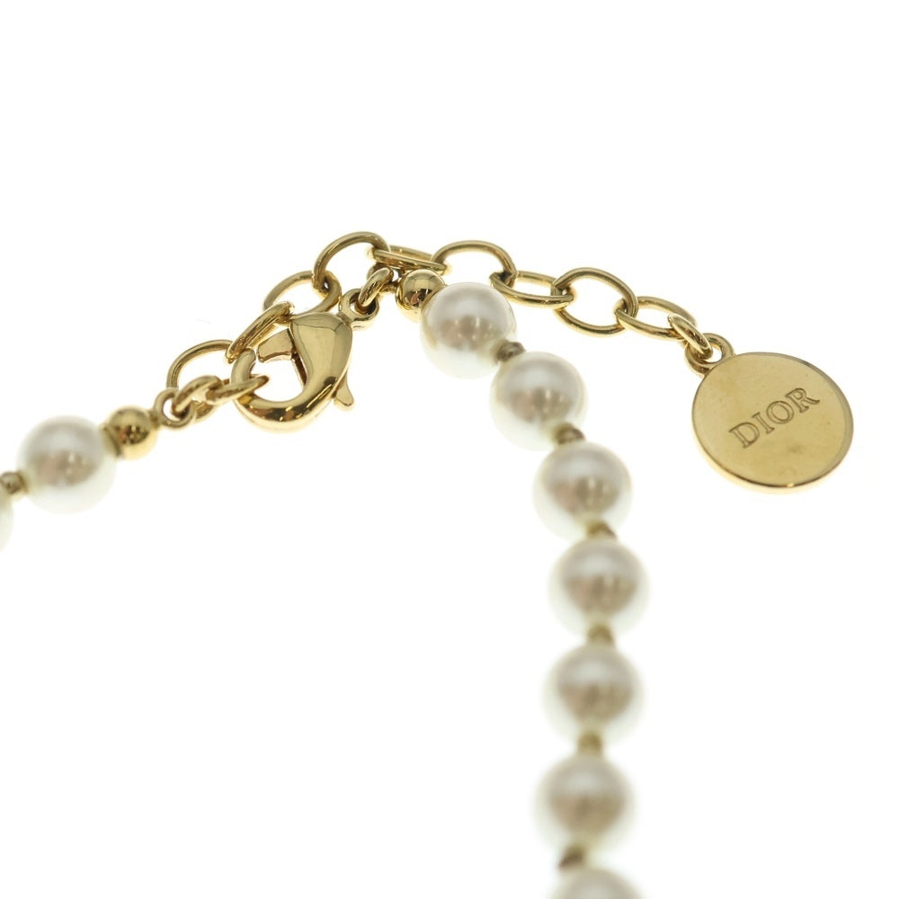 DIOR(ディオール) CDロゴ フェイクパールネックレス チョーカー