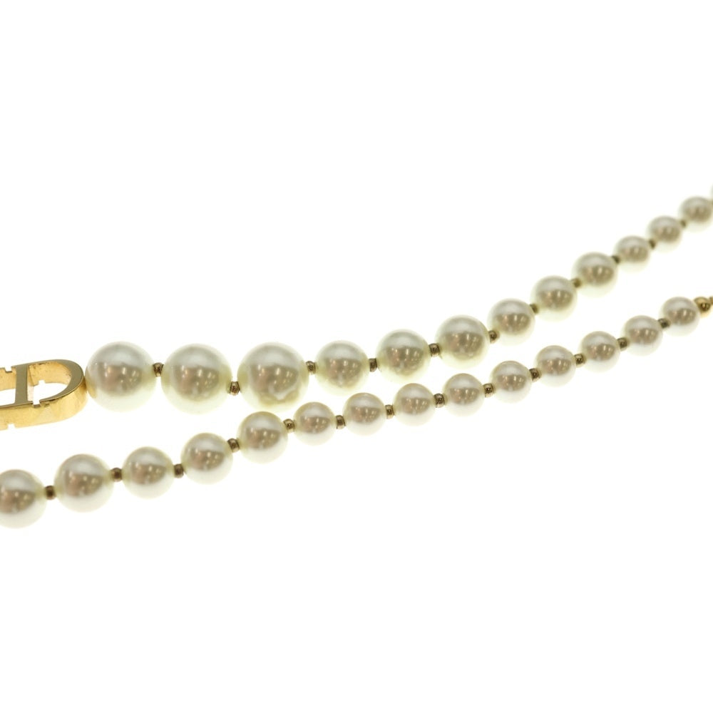 DIOR(ディオール) CDロゴ フェイクパールネックレス チョーカー