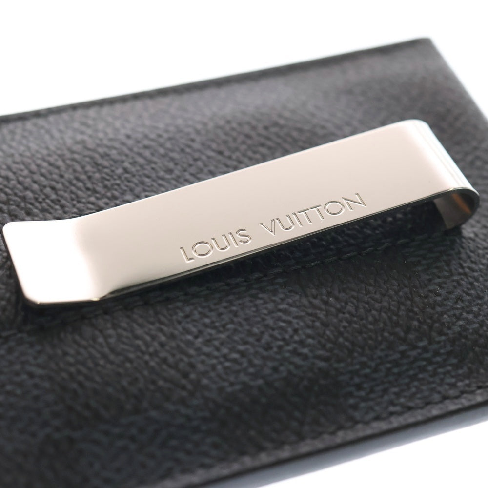 LOUIS VUITTON(ルイヴィトン) ダミエ・コバルト ポルトカントパンス クリップ パスケース ブラック PVC N63217 レディース