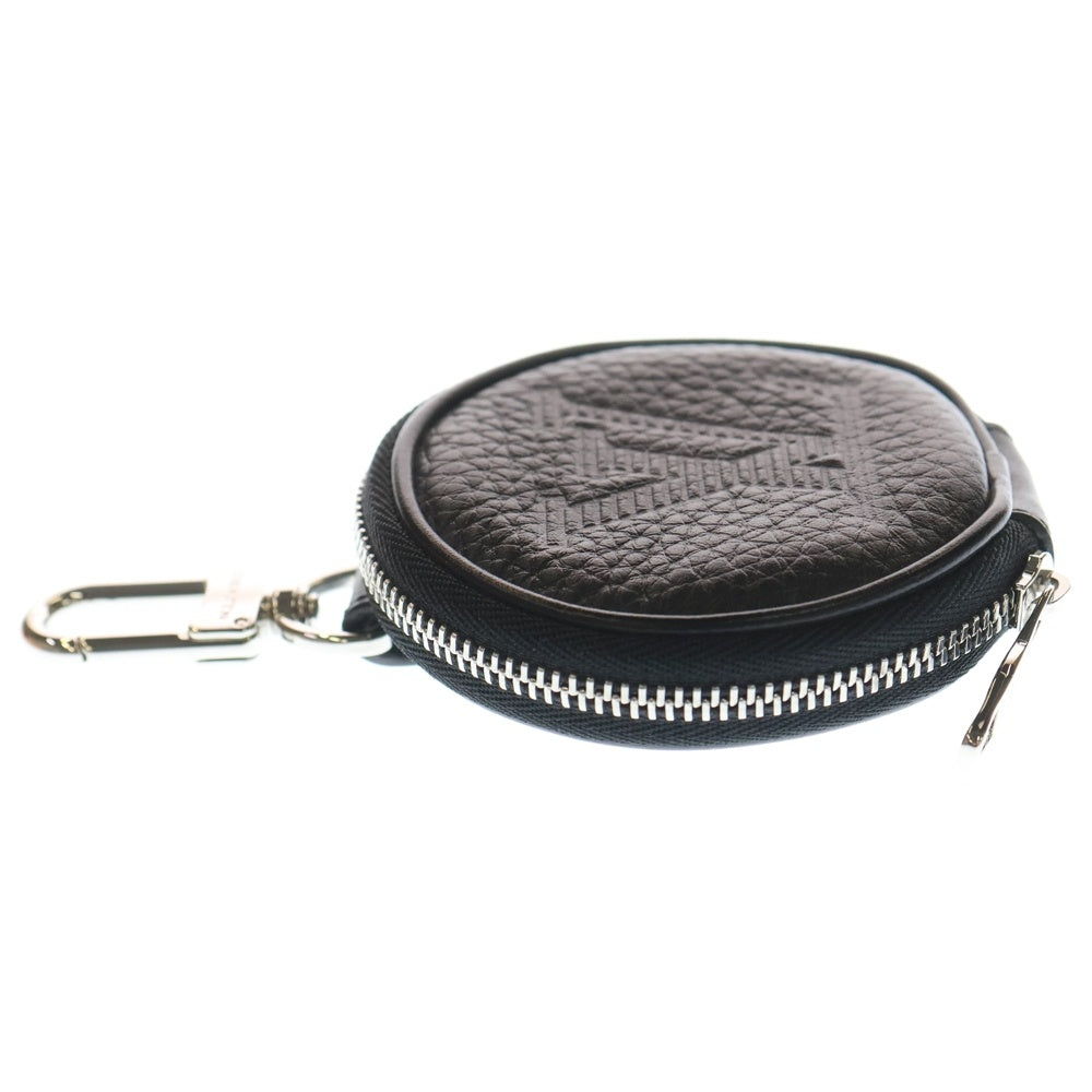 LOUIS VUITTON(ルイヴィトン) ポルトクレ ラウンド チャームポーチ ブラック レザー MP2860