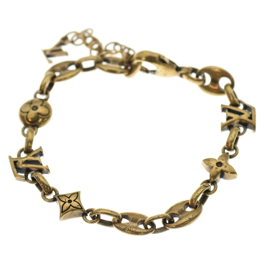 LOUIS VUITTON(ルイヴィトン) モノグラム LVセーラー ブレスレット チェーン ゴールド GP M02746