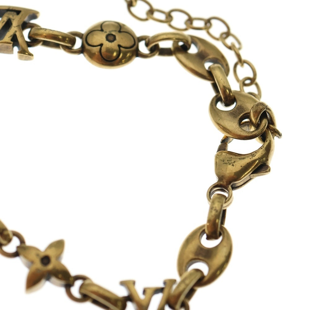 LOUIS VUITTON(ルイヴィトン) モノグラム LVセーラー ブレスレット チェーン ゴールド GP M02746