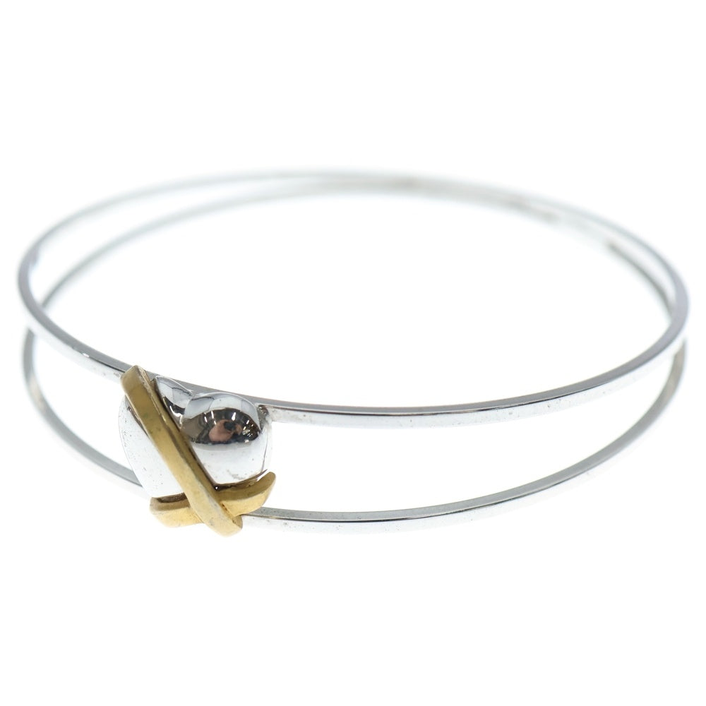 VALENTINO(ヴァレンティノ) ブレスレット ゴールド×シルバー メタル バングル アクセサリー