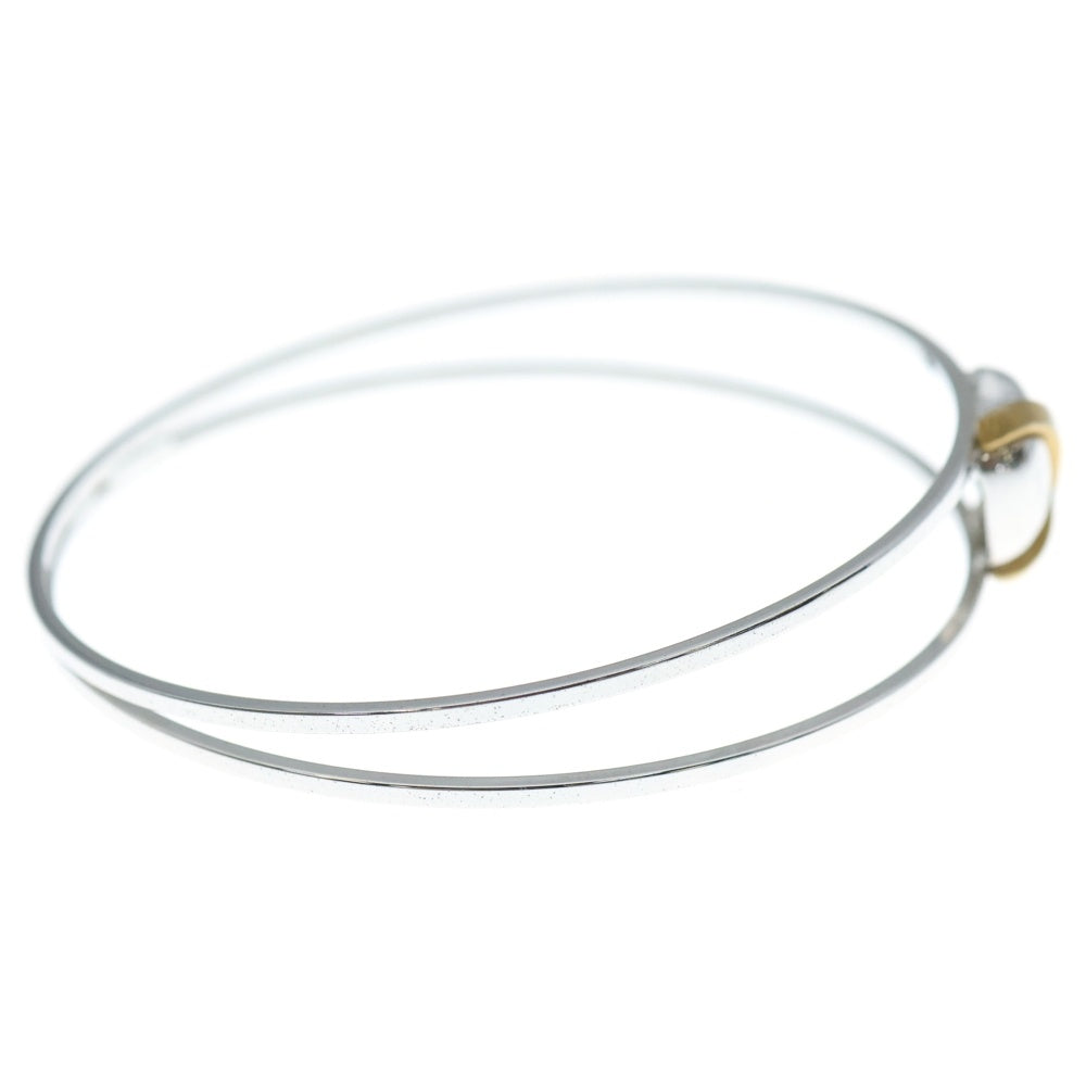 VALENTINO(ヴァレンティノ) ブレスレット ゴールド×シルバー メタル バングル アクセサリー