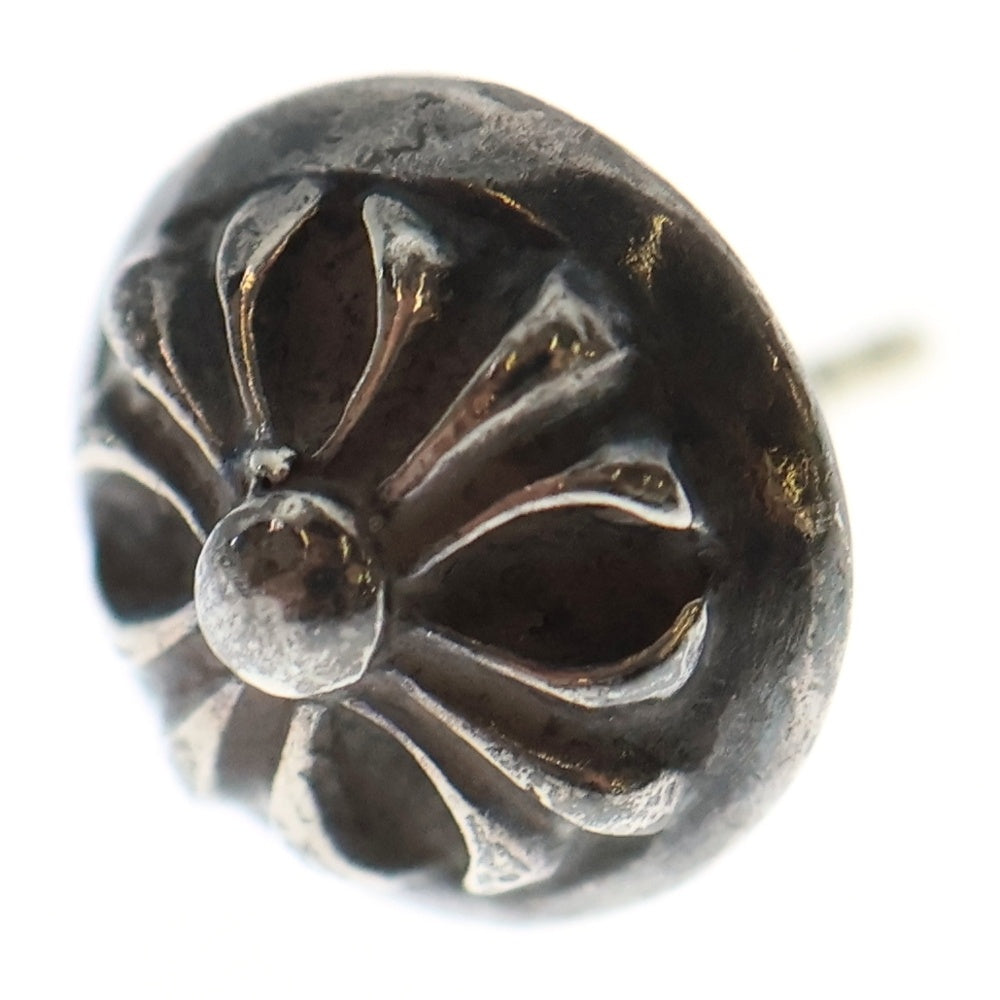 CHROME HEARTS(クロムハーツ) STUD CRSBLL クロスボールスタッドピアス シルバー BCA110