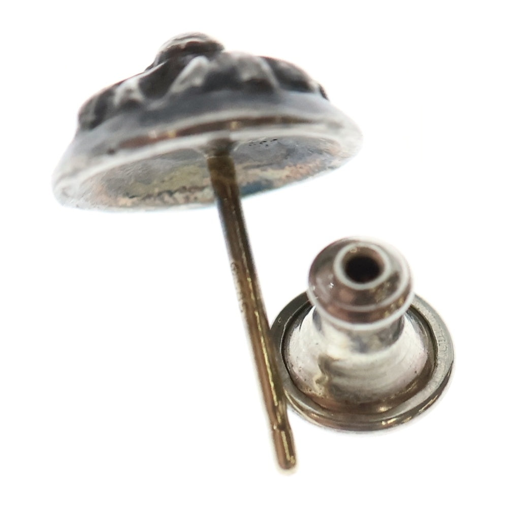 CHROME HEARTS(クロムハーツ) STUD CRSBLL クロスボールスタッドピアス シルバー BCA110