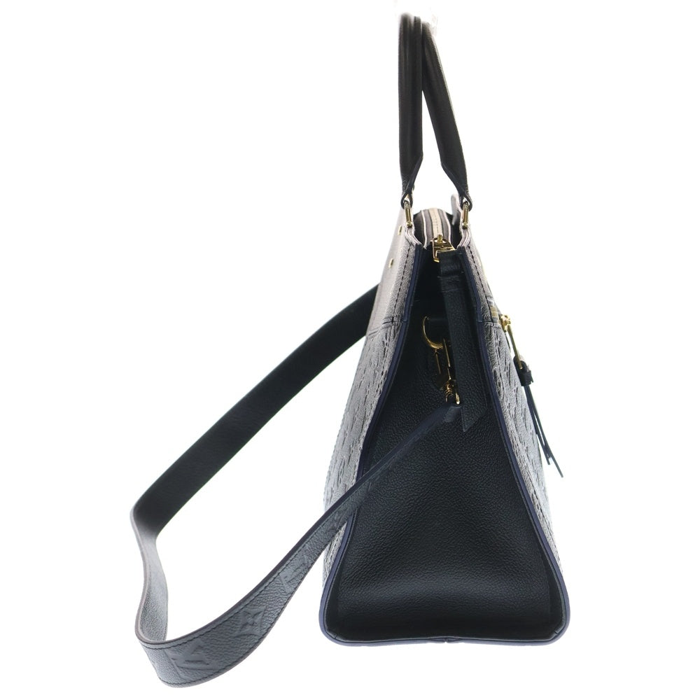 LOUIS VUITTON(ルイヴィトン) モノグラムアンプラント スリーMM レザー2WAYハンドバッグ ショルダーバッグ ネイビー M54273