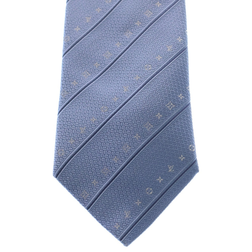 LOUIS VUITTON(ルイヴィトン) LVロゴ モノグラム柄シルクネクタイ