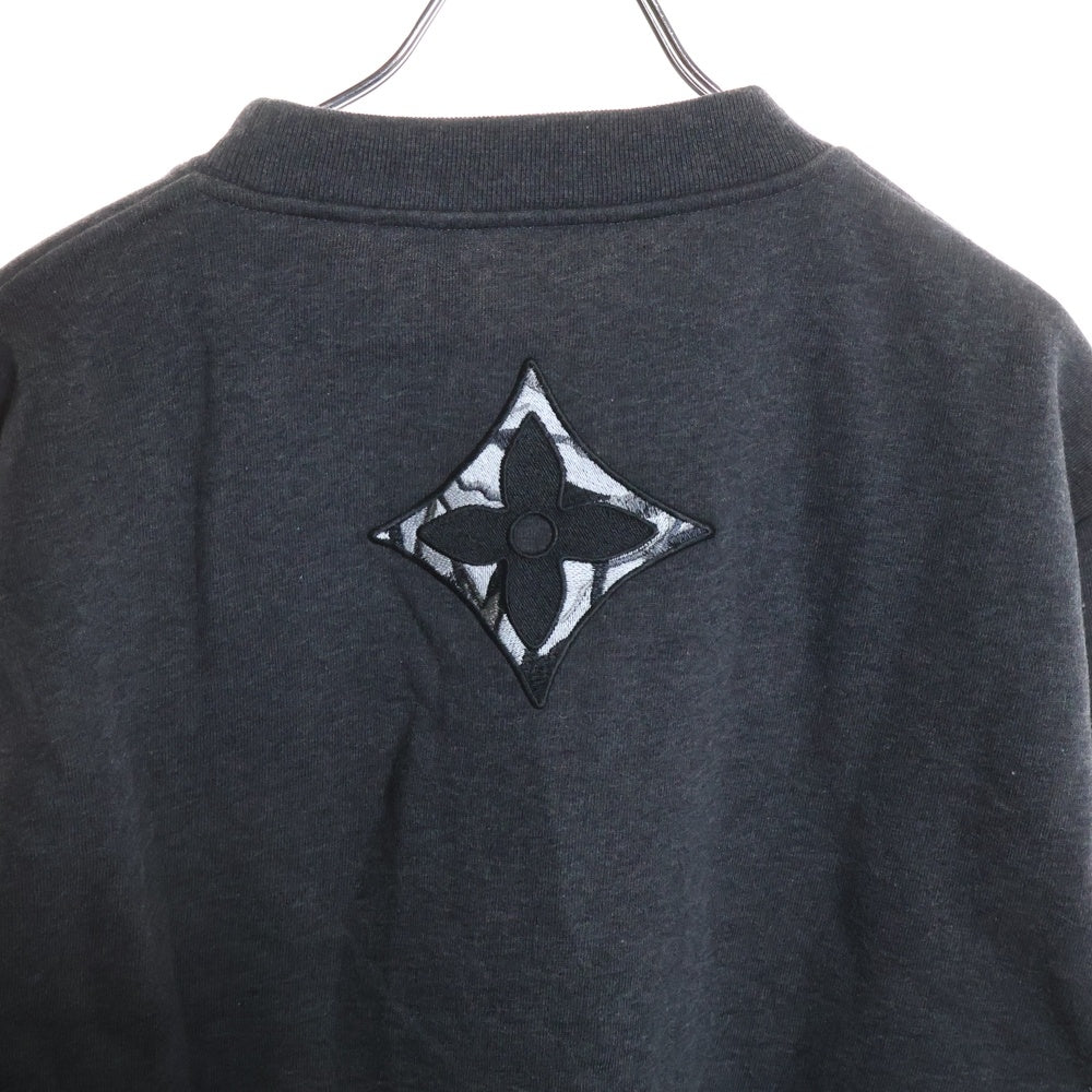 (極美品) ルイヴィトン 長袖 ポロシャツ LVロゴ 刺繍 近年モデル グレー LOUIS VUITTON（ルイ・ヴィトン） LOUIS VUITTON 21SS LV ロゴ