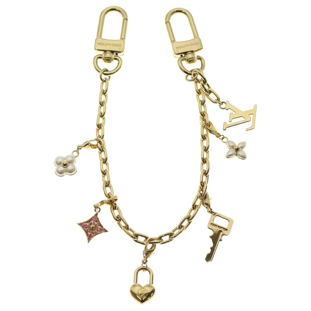 LOUIS VUITTON(ルイヴィトン) バッグチャーム・LVチャーム モノグラム・フラワー キーチェーン ゴールド M02943