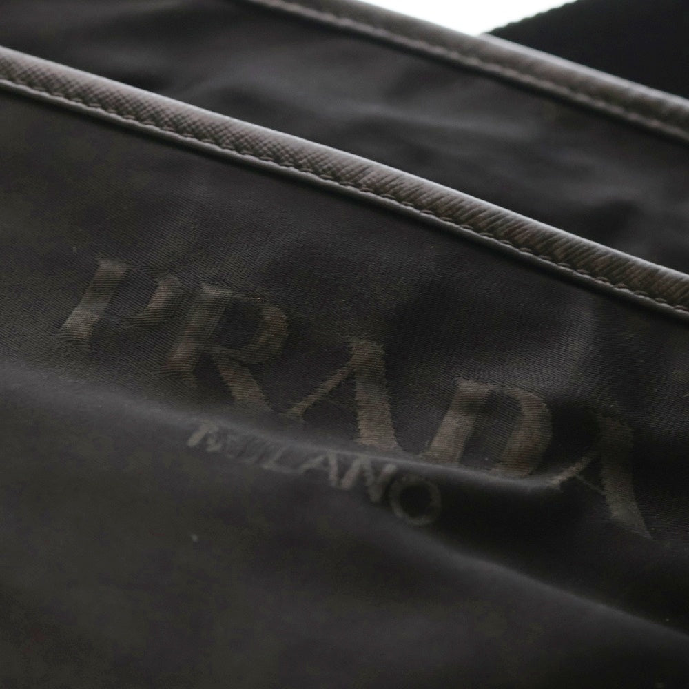 PRADA(プラダ) ショルダーバッグ メッセンジャーバッグ ブラック ナイロン VA0797 シルバー金具 レディース