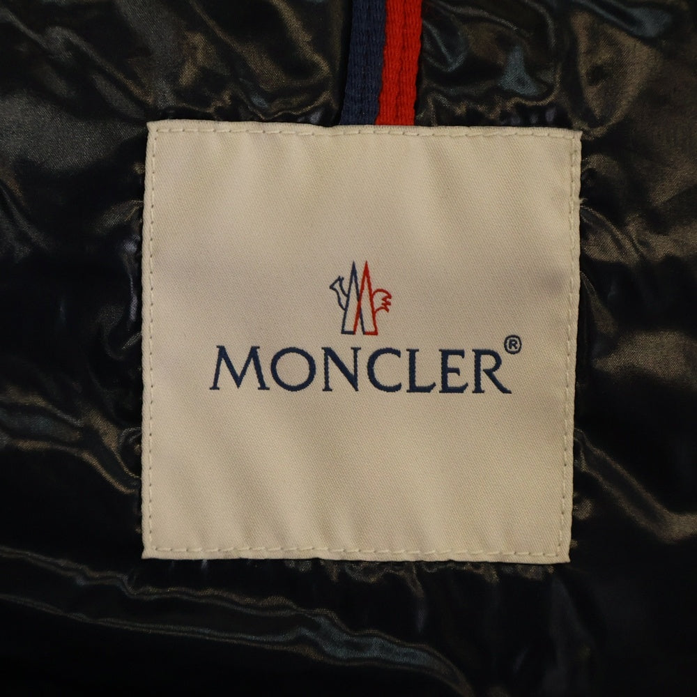 MONCLER(モンクレール) 16AW TIB チブ ワッペンロゴ スタンドカラー ジップアップ ダウンベスト ボルドー B20914335005 68950