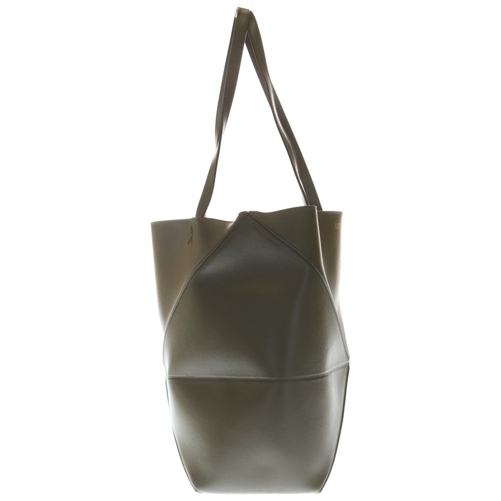 LOEWE(ロエベ) パズル フォルド トートバッグ ハンドバッグ オリーブ レザー レディース