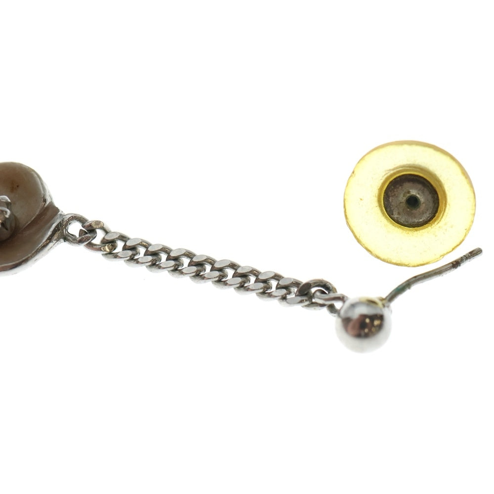 CHANEL(シャネル) ココマーク カメリア フラワーモチーフ ピアス ピンクベージュ シルバー 04P レディース