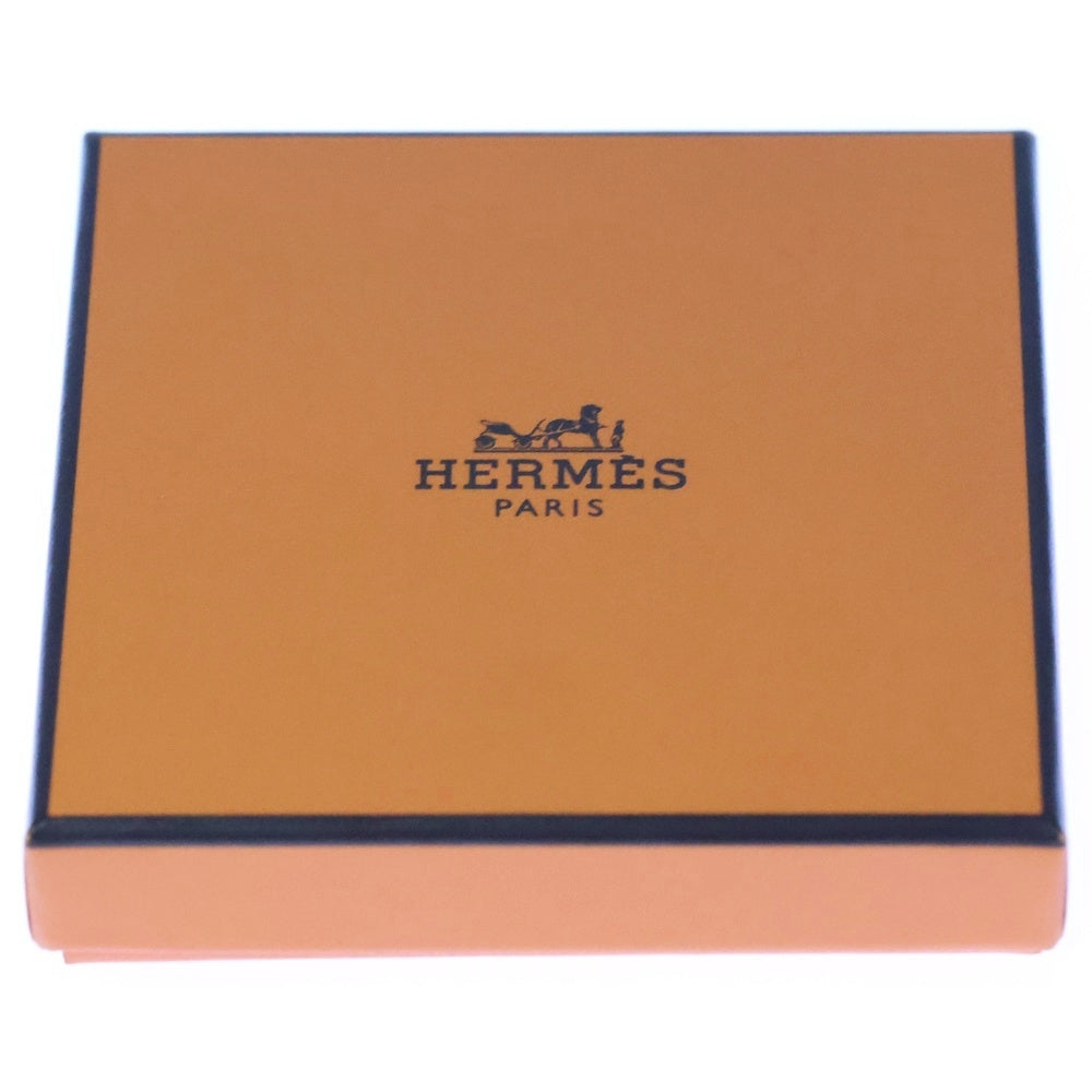 HERMES(エルメス) リヴァル ドゥブルトゥール ブレスレット メドールスタッド ブルーパオ スイフト ブルーグリーン×ゴールド X刻印