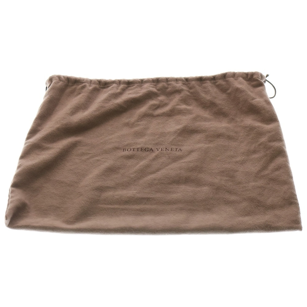 BOTTEGA VENETA(ボッテガヴェネタ) イントレチャート ハンドバッグ ワンショルダーバッグ メタリック ピンクゴールド レザー ブラック金具 レディース