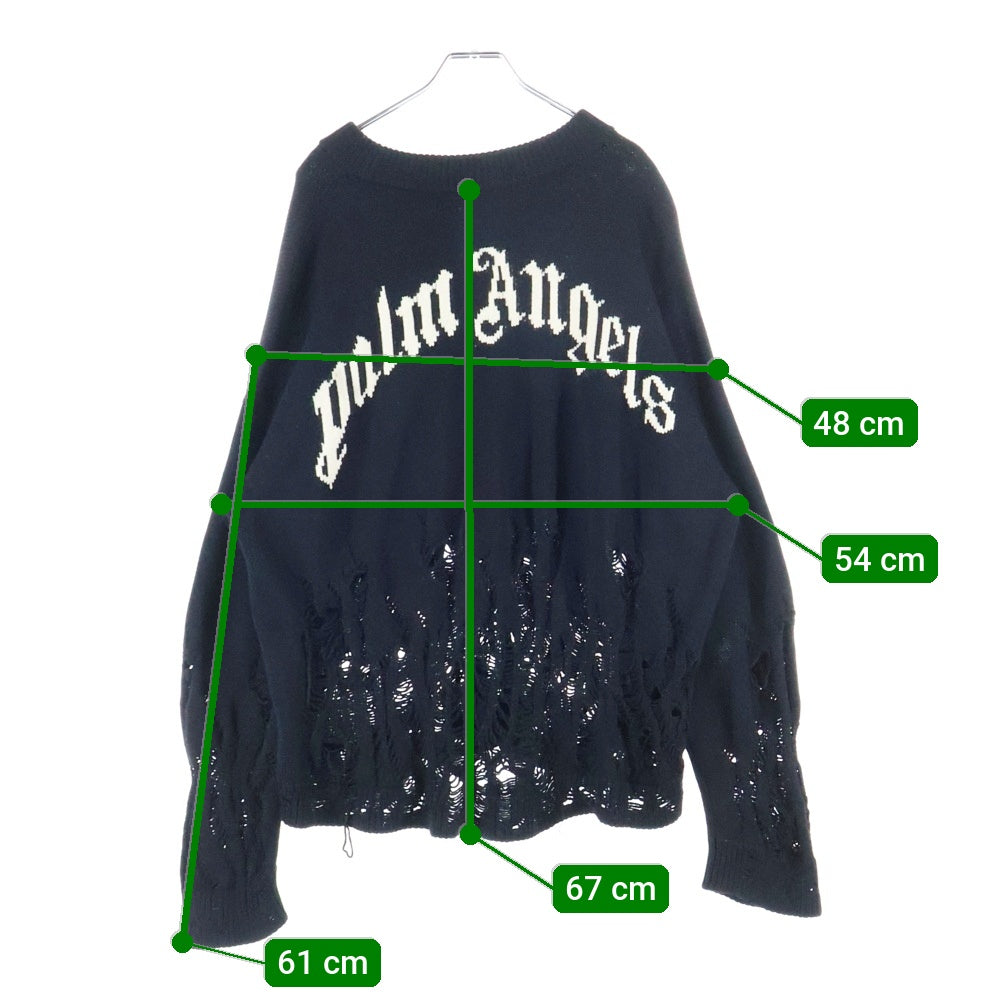 Palm Angels(パームエンジェルス) バックロゴジャガード ダメージ加工