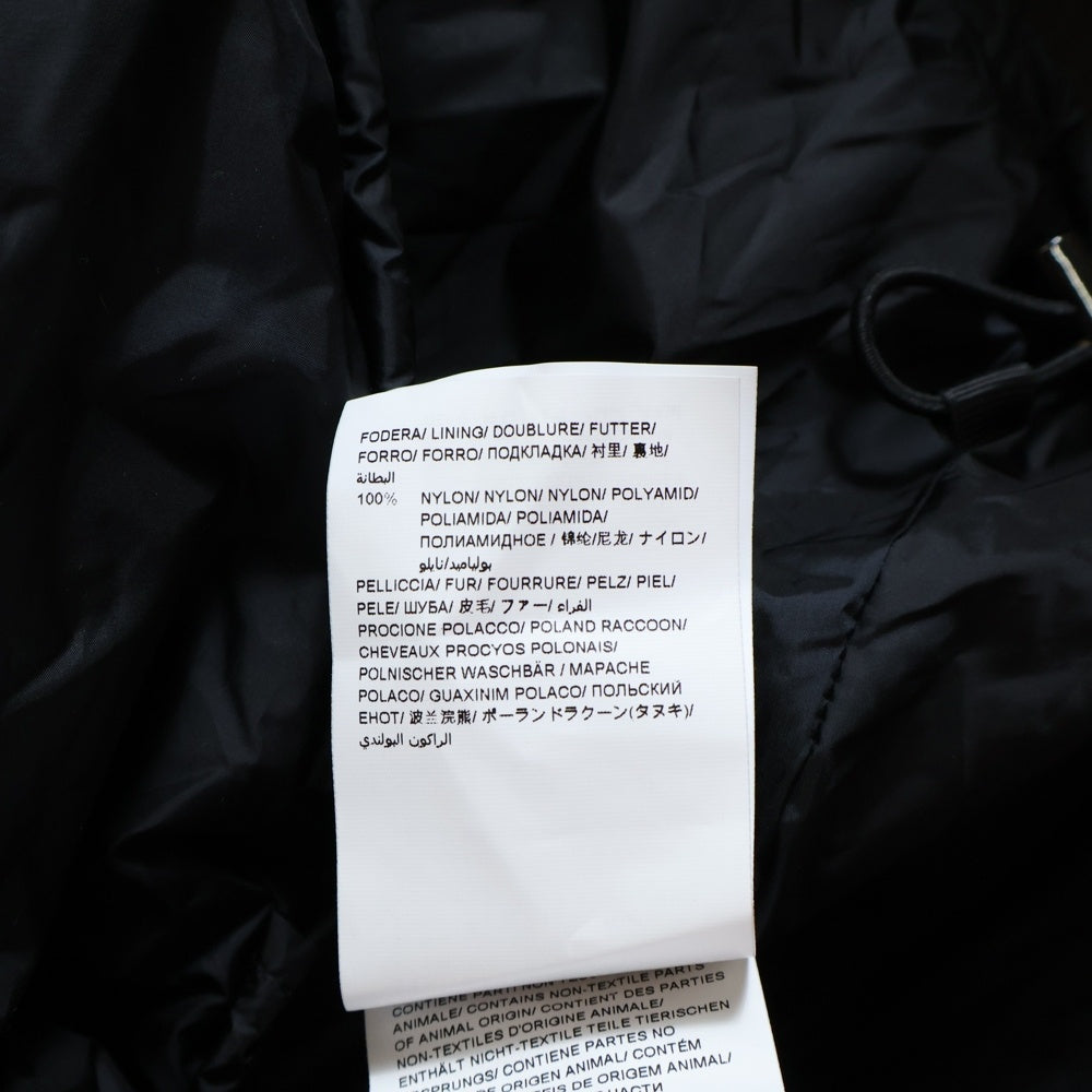 TATRAS(タトラス) SARMA サルマ ロゴワッペン ファーダウンジャケット ダウンコート ブラック LJXA0006013588 レディース