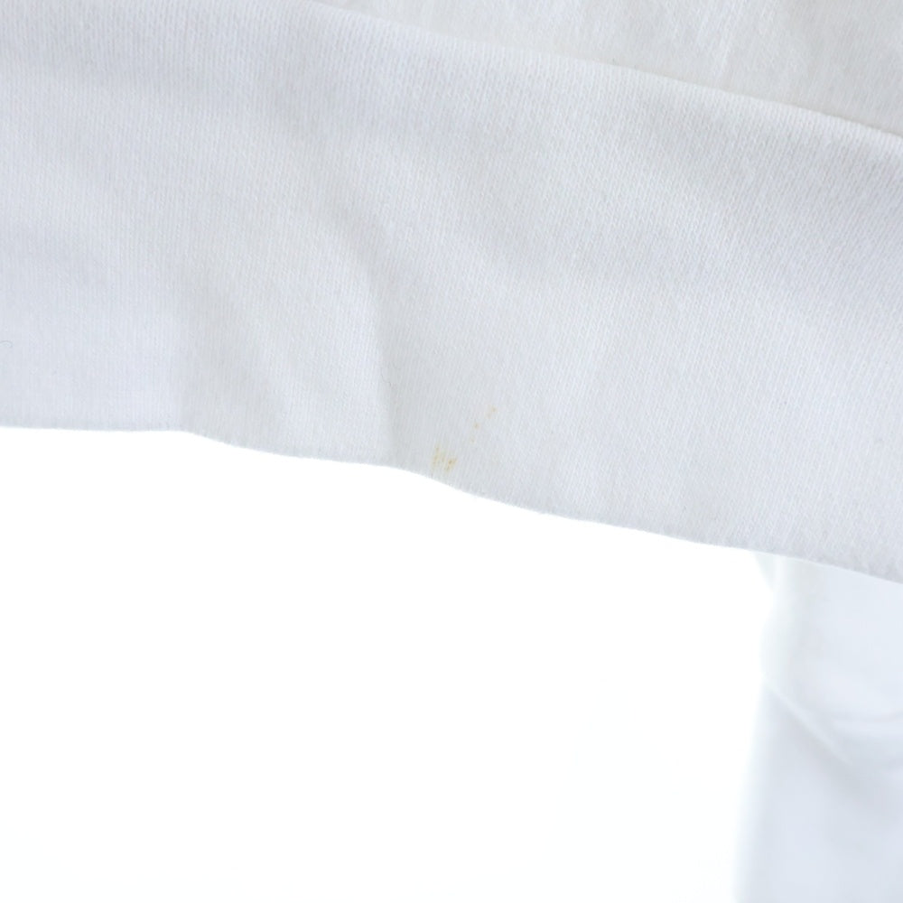 CHROME HEARTS(クロムハーツ) SWTSHRT HD ZIP バックスクロールラベルプリント ジップアップスウェットパーカー フーディー ホワイト レディース