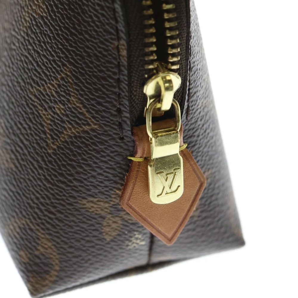 LOUIS VUITTON(ルイヴィトン) モノグラム ポシェットコスメティック ポーチ ブラウン PVCレザー M47515 ICタイプ
