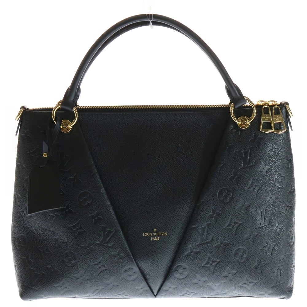 LOUIS VUITTON(ルイヴィトン) VトートMM モノグラム アンプラント レザー 2WAY ハンド トートバッグ ゴールド金具 ブラック M44421 レディース