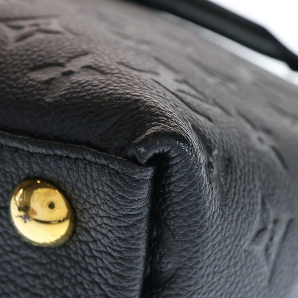 LOUIS VUITTON(ルイヴィトン) VトートMM モノグラム アンプラント レザー 2WAY ハンド トートバッグ ゴールド金具 ブラック M44421 レディース