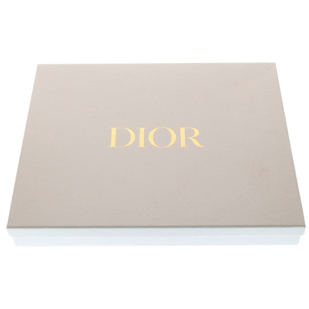 DIOR(ディオール) カナージュモチーフ 総柄 マフラー グレー カシミヤ×ウール