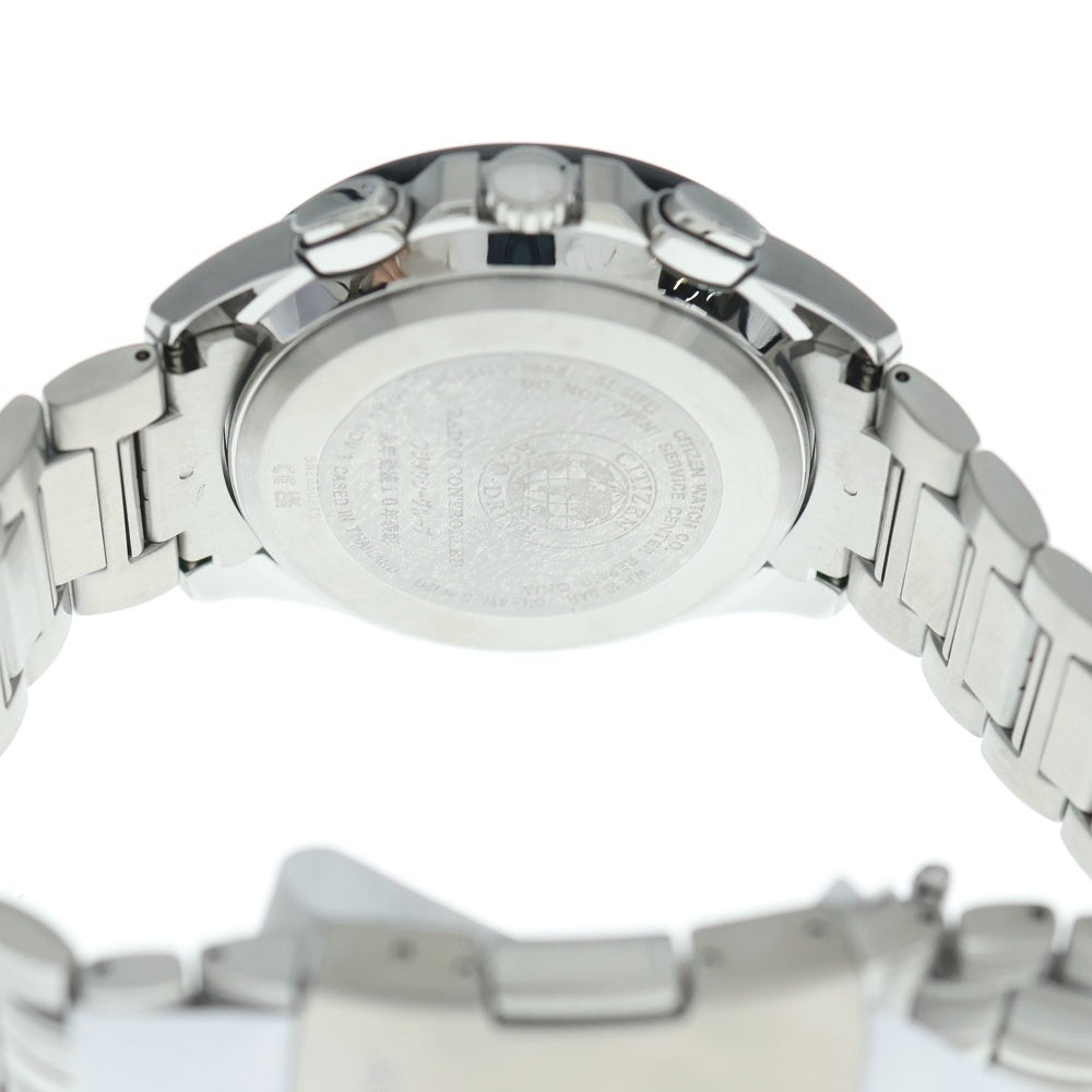 CITIZEN(シチズン) CB5874-90E エコ・ドライブ 黒文字盤 SS/電波ソーラー ステンレス クロノグラフ 腕時計