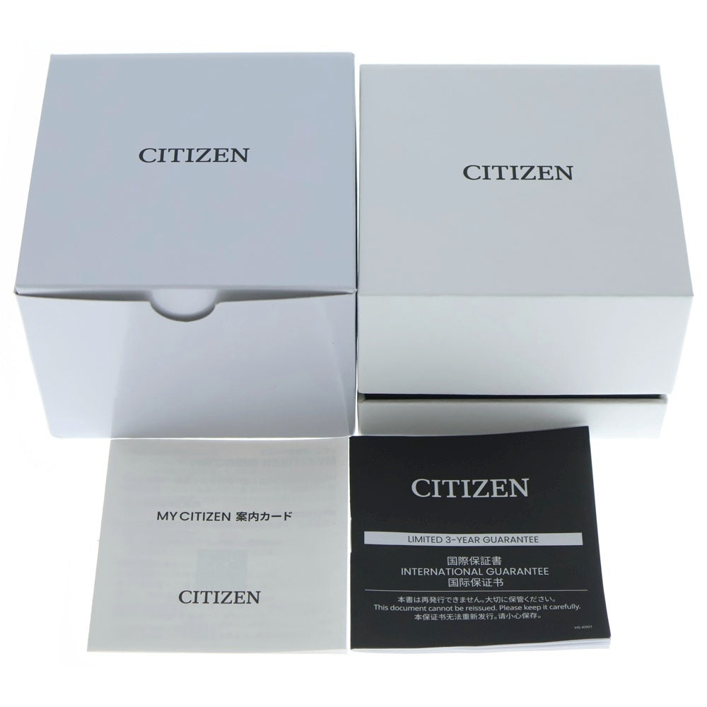 CITIZEN(シチズン) CB5874-90E エコ・ドライブ 黒文字盤 SS/電波ソーラー ステンレス クロノグラフ 腕時計