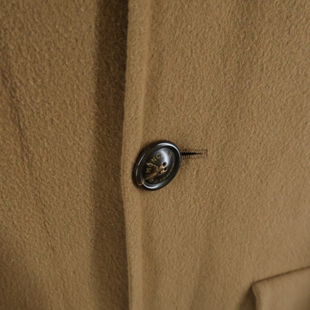 MONCLER(モンクレール) 17AW TIERCE GIACCA ティエルス カシミヤ混 ウール チェスターコート フーデッド ライナー ダウンジャケット ブラウン C20913170680 B549G1