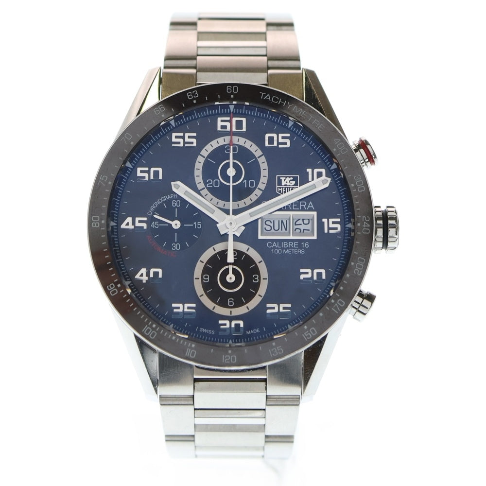 TAG HEUER(タグホイヤー) CV2A1S カレラ キャリバー16 クロノグラフ 黒文字盤 SS/AT ステンレス 自動巻き 腕時計
