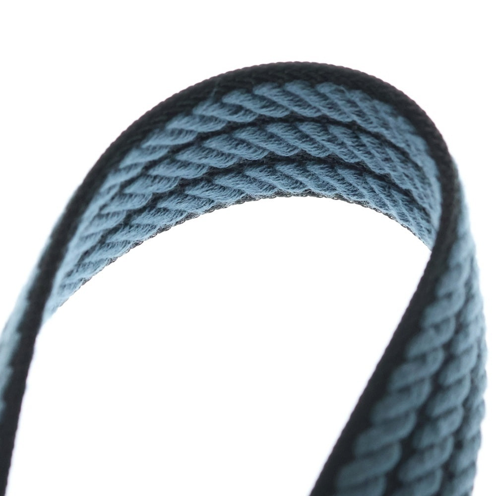 HERMES(エルメス) バンドリエール サングル コルダージュ ネイビー キャンバス シルバー金具 ショルダーストラップ K刻印 レディース