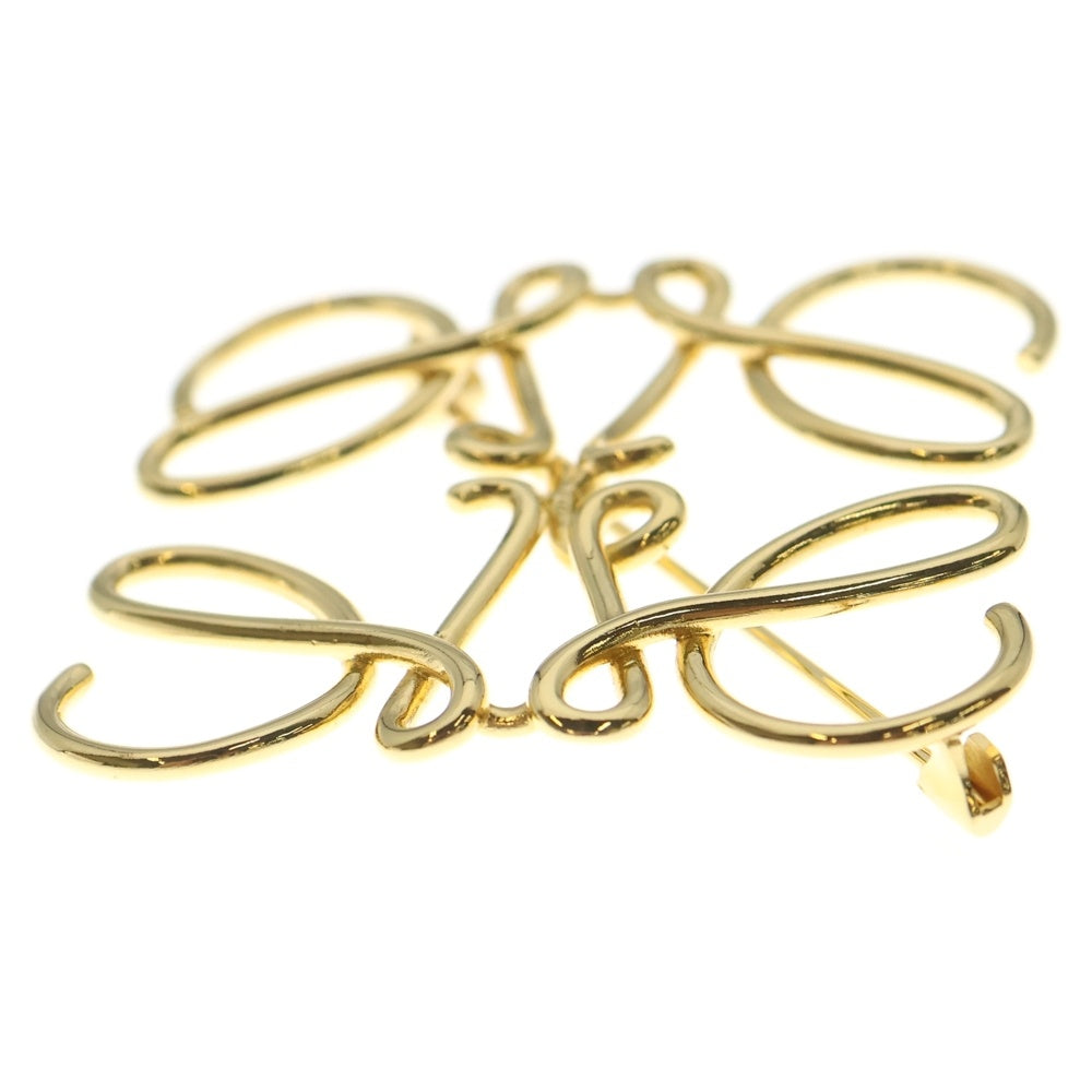 LOEWE(ロエベ) アナグラム ブローチ ゴールド GP ゴールド アクセサリー レディース