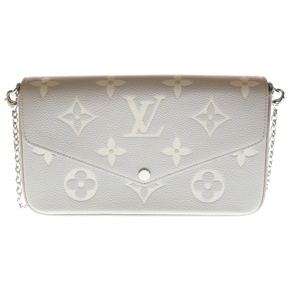 LOUIS VUITTON(ルイヴィトン) チェーンウォレット モノグラム アンプラント ポシェット フェリシー M14227 グレー レディース